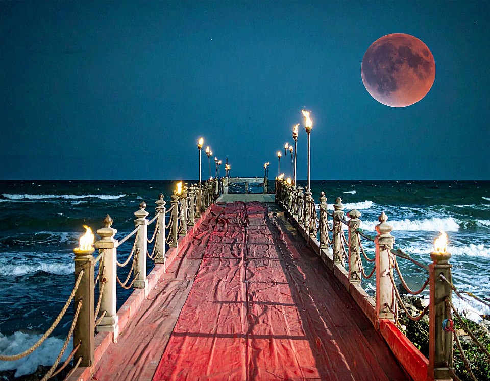 Red bridge