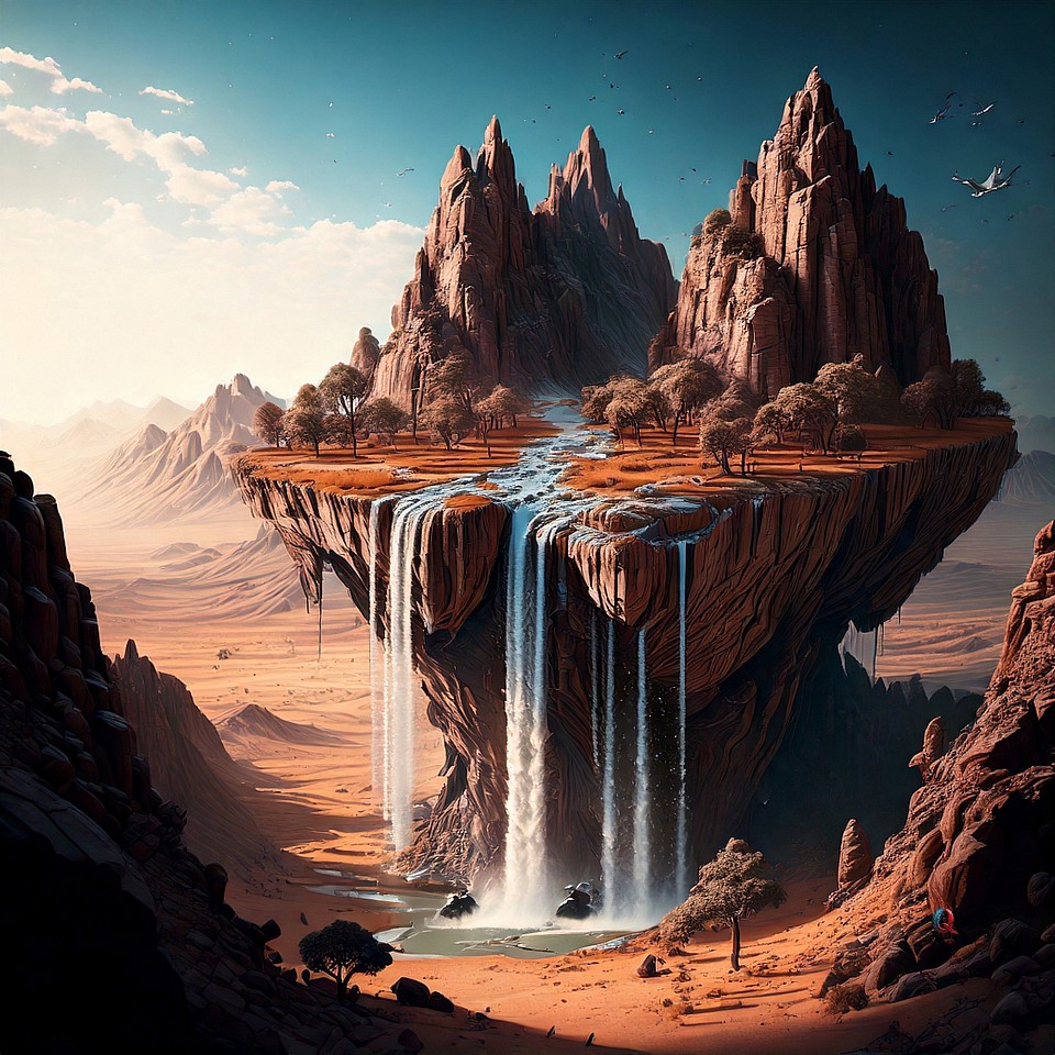 Water mound